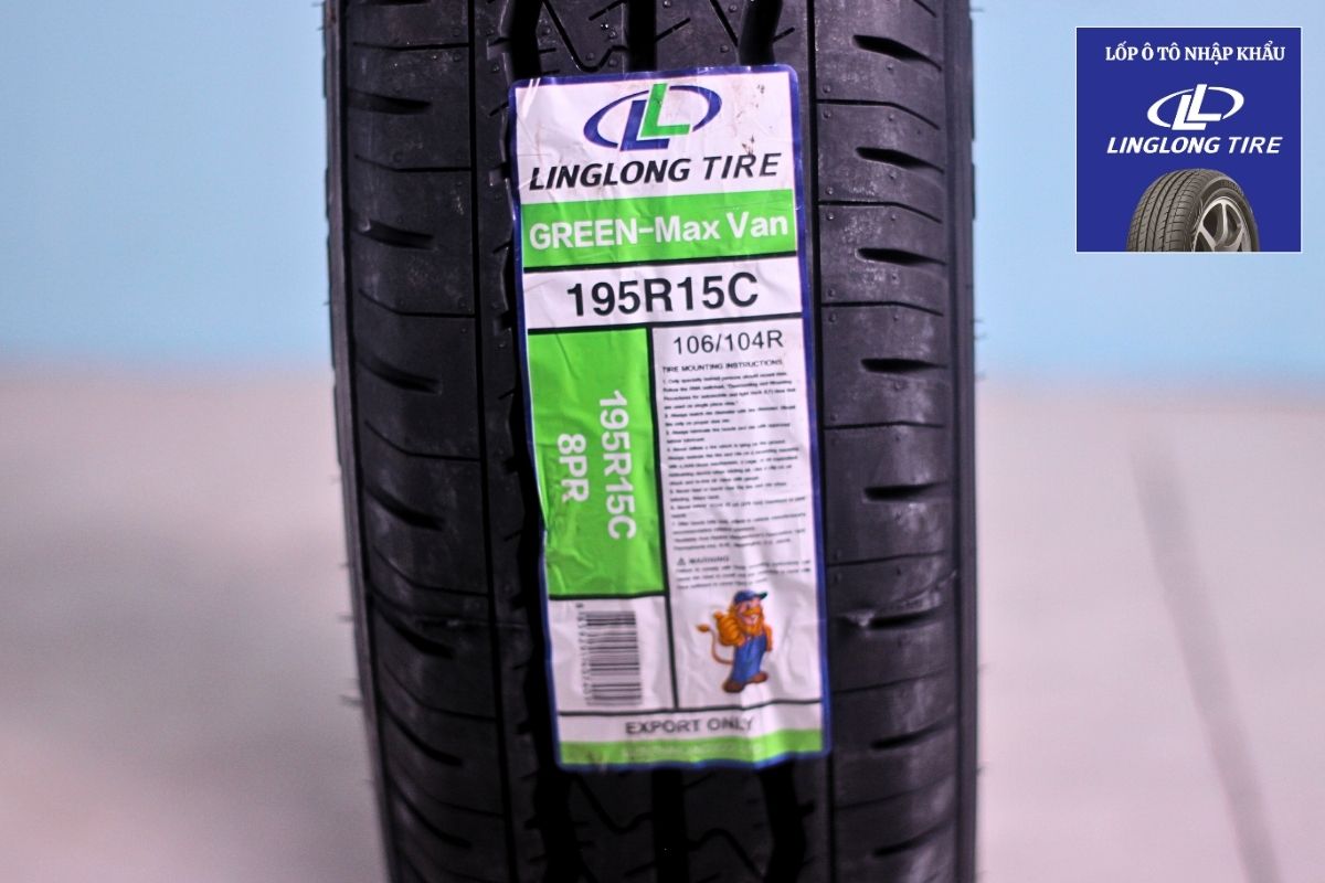 Vỏ lốp ô tô LingLong 195R15C 8 GREEN-Max Van