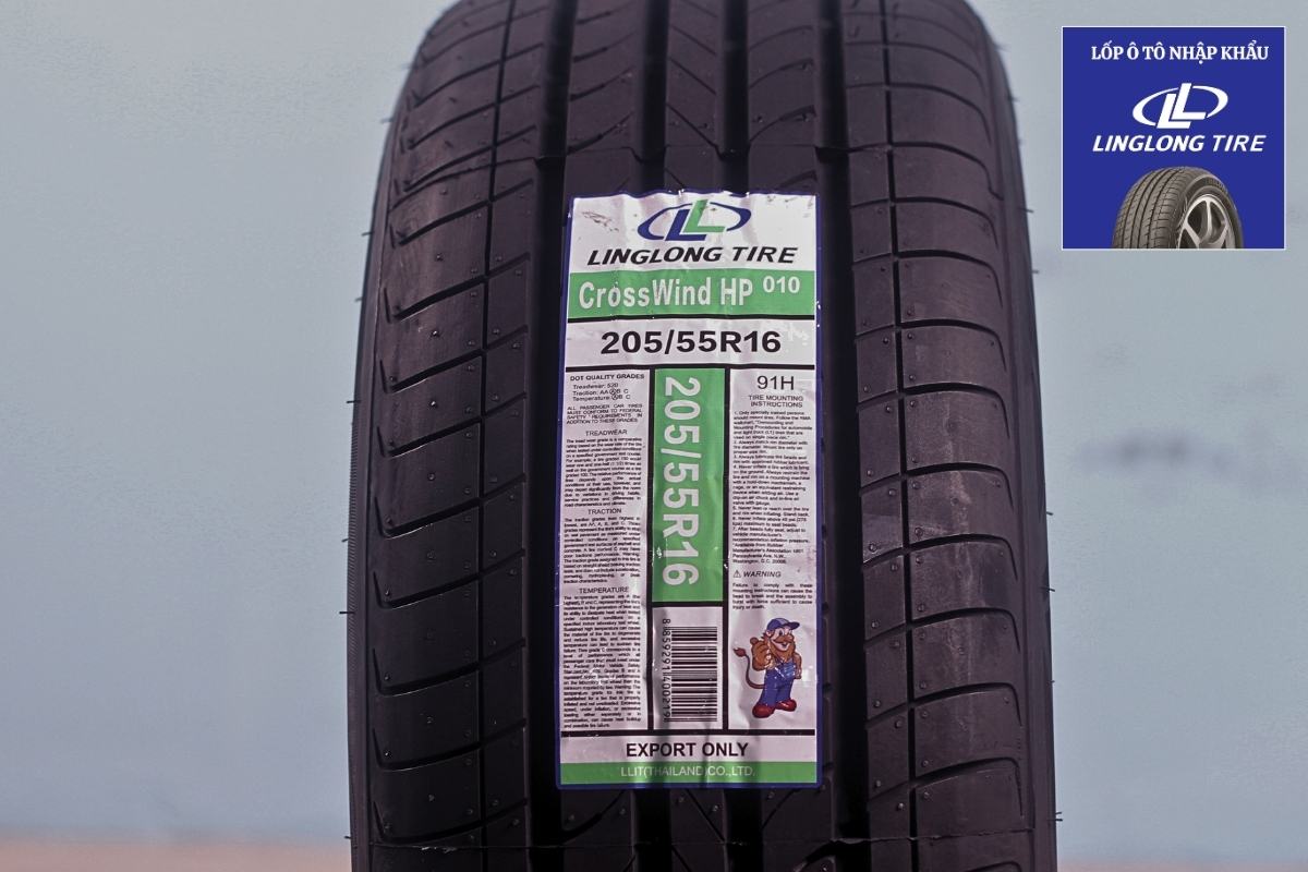 Vỏ lốp ô tô LingLong 205/55R16 CrossWind HP010