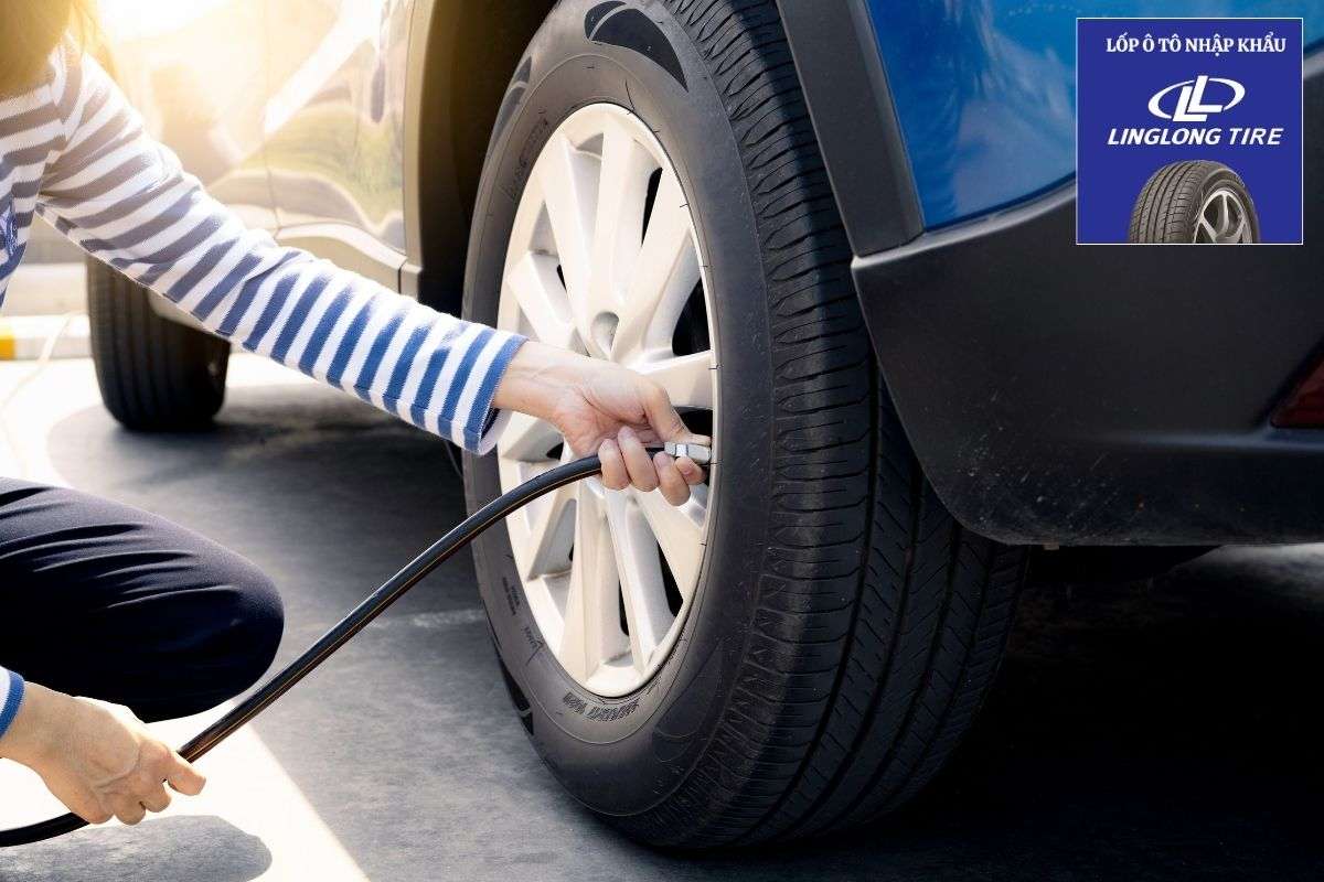 Cách bơm lốp đúng áp suất
