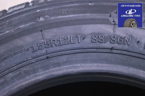 Vỏ lốp ô tô LingLong 155R12C 8 GREEN-Max Van