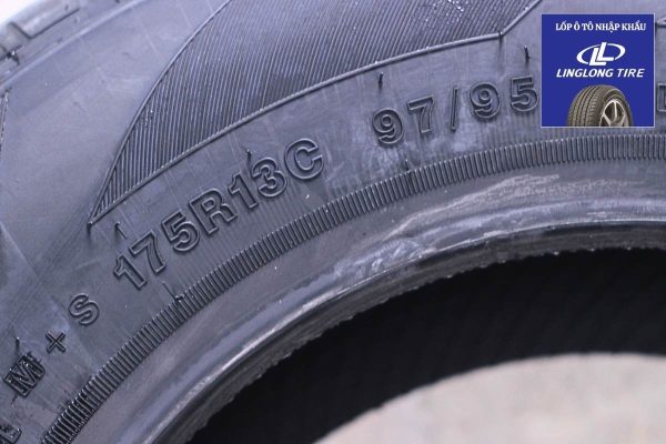Vỏ lốp ô tô LingLong 175R13C 8 R666