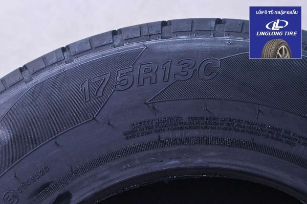 Vỏ lốp ô tô LingLong 175R13C 8 R666