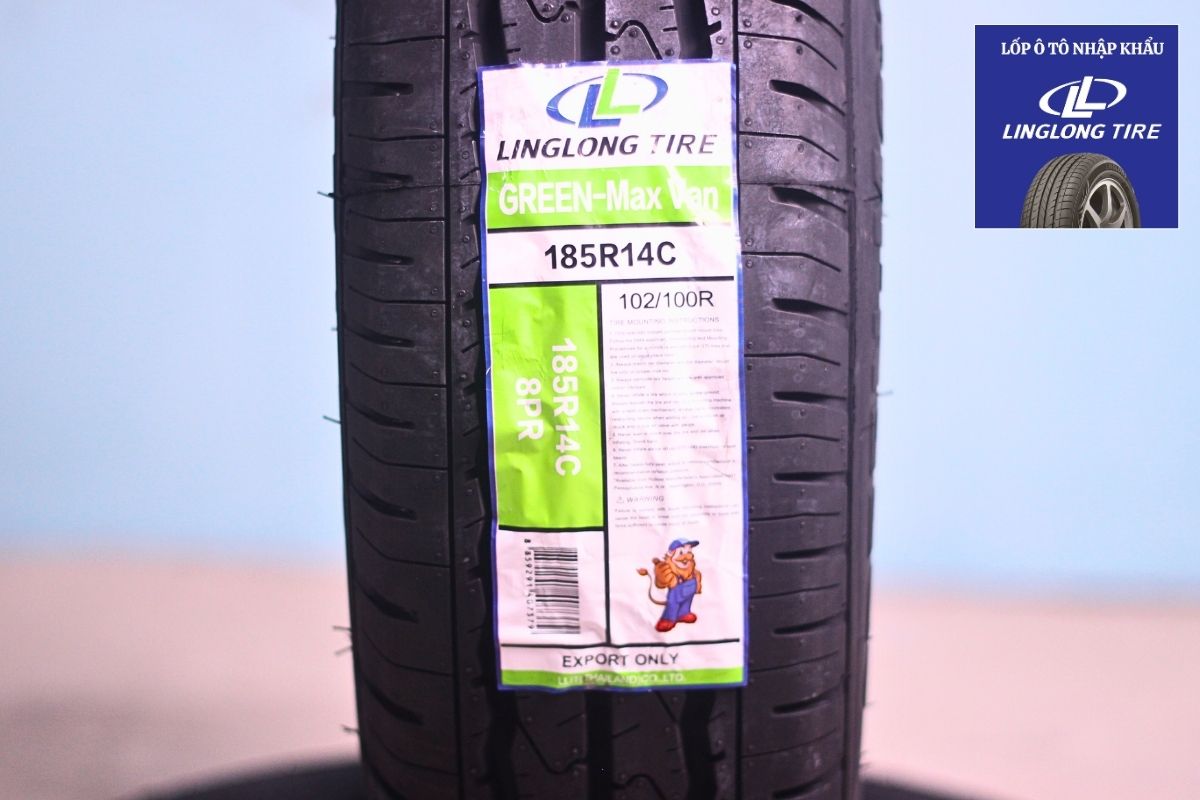 Các thông số kỹ thuật của vỏ lốp ô tô LingLong 185R14C 8 GREEN-Max Van