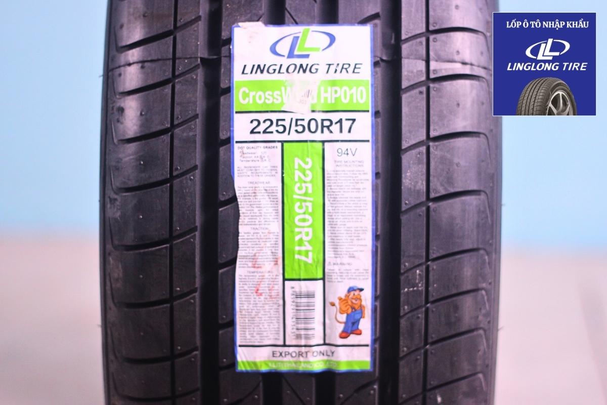 Các thông số kỹ thuật của vỏ lốp ô tô LingLong 225/50R17 CrossWind HP010