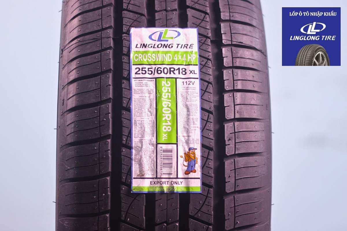 Các thông số kỹ thuật của vỏ lốp ô tô LingLong 255/60R18 CROSSWIND 4X4 HP