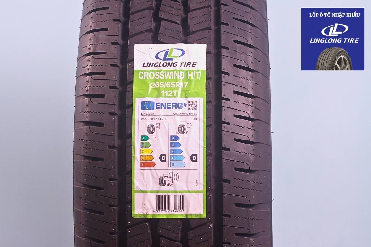 Các thông số kỹ thuật của vỏ lốp ô tô LingLong 265/65R17 CROSSWIND 4X4 HP