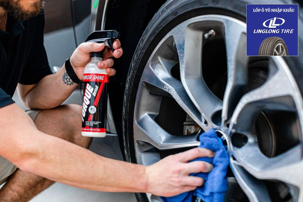 Dung dịch đánh bóng lốp xe phổ biến hiện nay