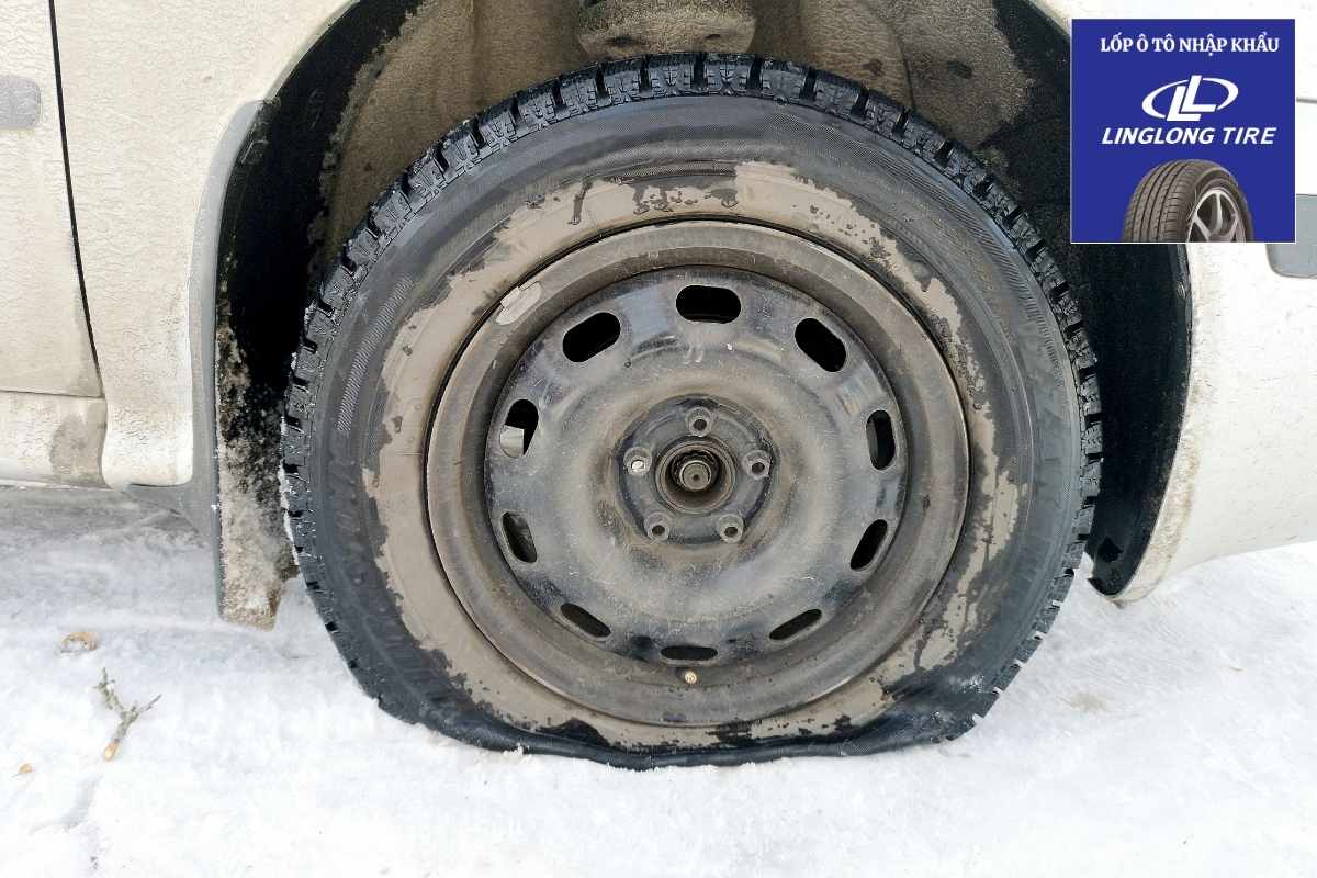 Nguyên nhân khiến lốp ô tô bị rách