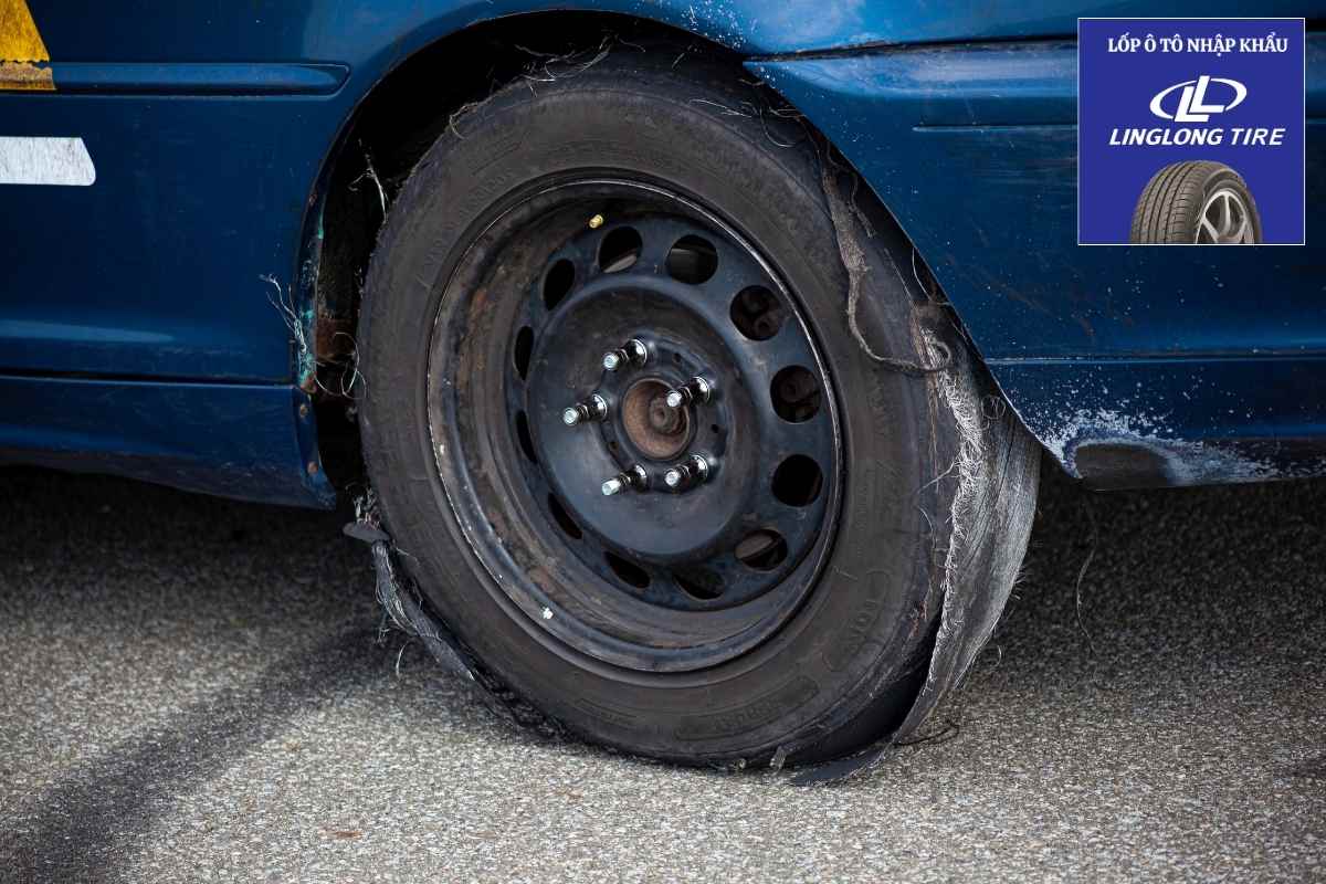 Nguyên nhân khiến lốp ô tô bị rách