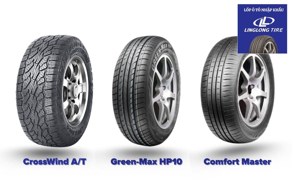 LingLong (CrossWind A/T, Green-Max HP10, Comfort Master)