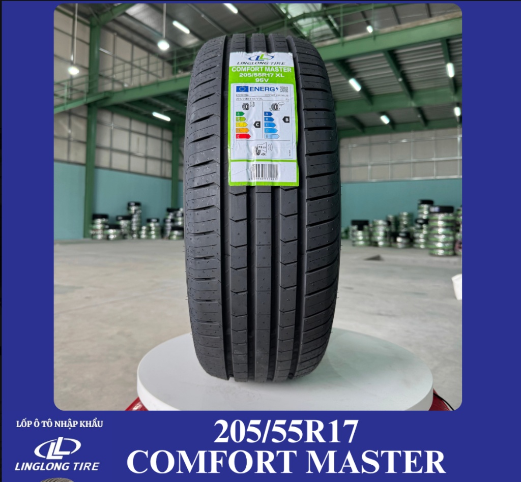 Thay lốp xe VinFast VF5 205/55R17 Comfort Master chính hãng Song Minh
