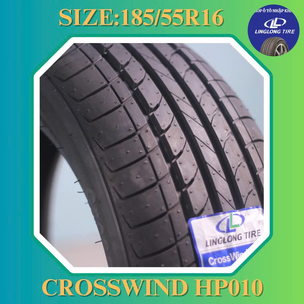 Thay lốp xe 185/55R16 rãnh gai thoát nước bám đường chống trượt
